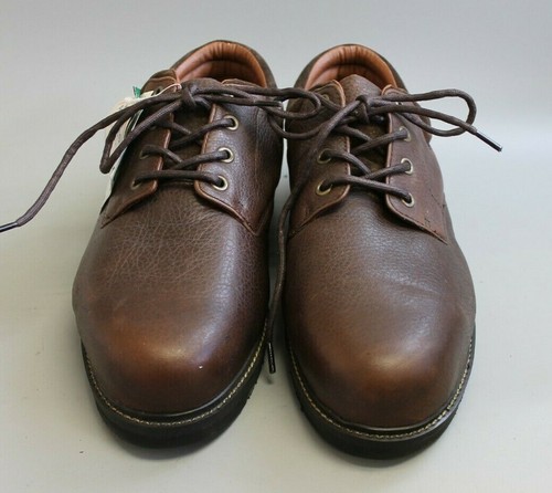 Hytest Hush Puppies Professional Oxford Steel Toe Brown Mens Size 12 - Picture 3 of 6