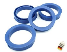BLAU 4x Zentrierringe 73,1 - 57,1 Audi VW 73 1 auf 57 1 kompatibel mit Aud Seat