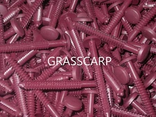 (6-150 pcs) Bordeaux / Bulk/Vinyl Shutter-Lok Fasteners/Spike/Nail/Peg/PIN