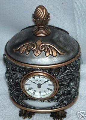 Seth Thomas Quarz Tisch Uhr Mit Aufbewahrung Fach MSI1590