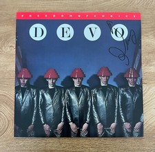 * DEVO * signed vinyl album * FREEDOM OF CHOICE * JERRY GERALD CASALE * 1 * DEVO * signed vinyl album * FREEDOM OF CHOICE * JERRY GERALD CASALE * 1