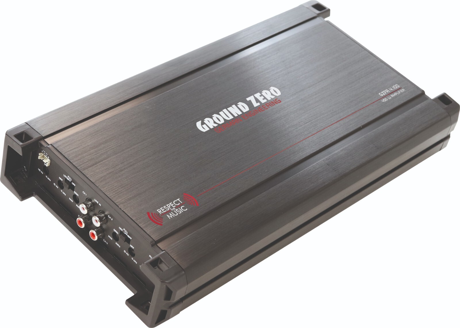 Amplificatore Auto Ground Zero GZFA 4.100 4x85W RMS Classe AB Auto-On