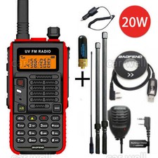US BAOFENG BF-X5PLUS DUAL BAND WALKIE TALKIE LONG RANGE TWO WAY RADIO 128CH KIT