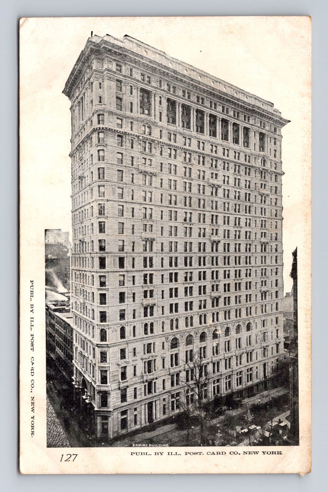 Discover the Iconic Empire State Building in New York City with this Vintage Antique Souvenir Postcard