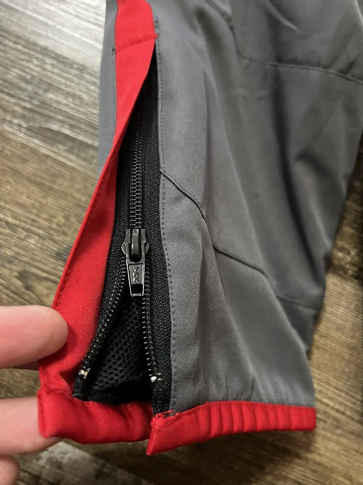 Pantalones de nieve GAP NIÑOS NIÑAS ESQUÍ NIEVE Pantalones de squall Talla XS 4 GRIS ROJO Foto 3 de 4