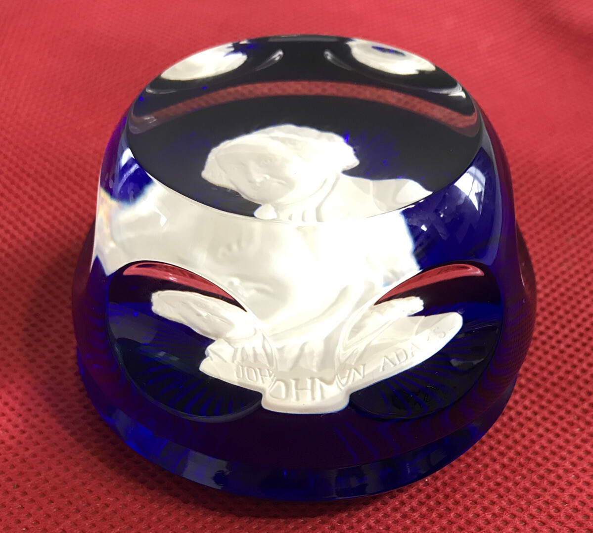 Franklin Mint Bicentennial Collection In Crystal Baron Montesquien