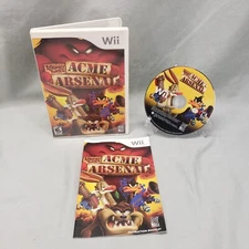 Looney Tunes: Acme Arsenal (Nintendo Wii, 2007) Disc with Manual