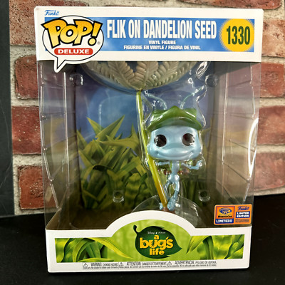 Funko Pop! #1330 - Flik on Dandelion Seed - 2023 Wondercon Exclusive A Bugs Life