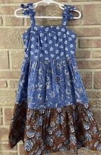 Janie and Jack 3T MIXED PAISLEY FLORAL MAXI DRESS