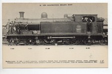 Chemin de fer LOCOMOTIVE Train BELGIQUE Belgium locomotive Belge d'état N° 23