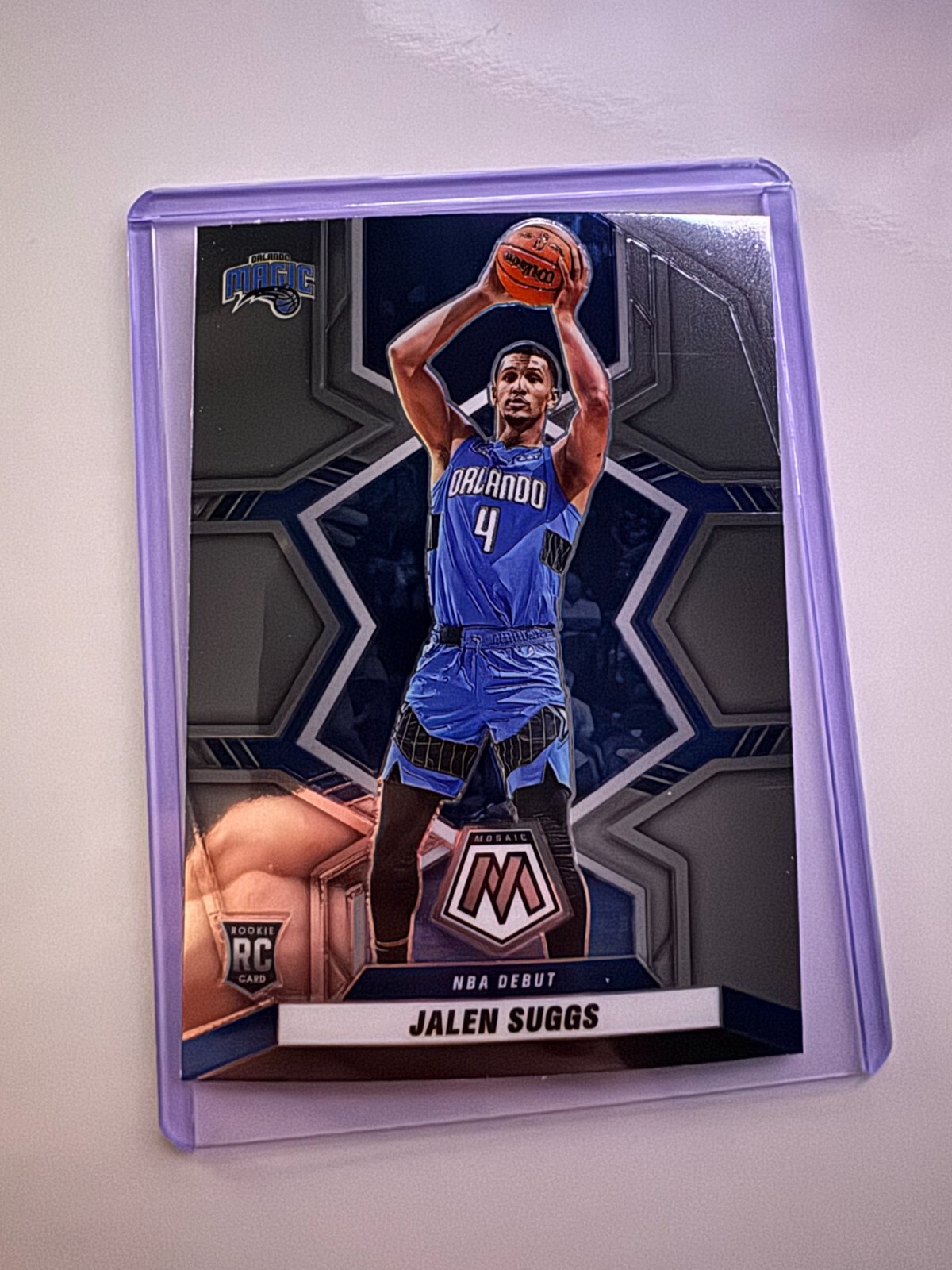 2021-22 Panini Mosaic - NBA Debut Silver Prizm #266 Jalen Suggs (RC)
