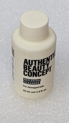 Authentic Beauty Concept Replenish Cleanser Vegan 1.6 fl Oz Travel Size 