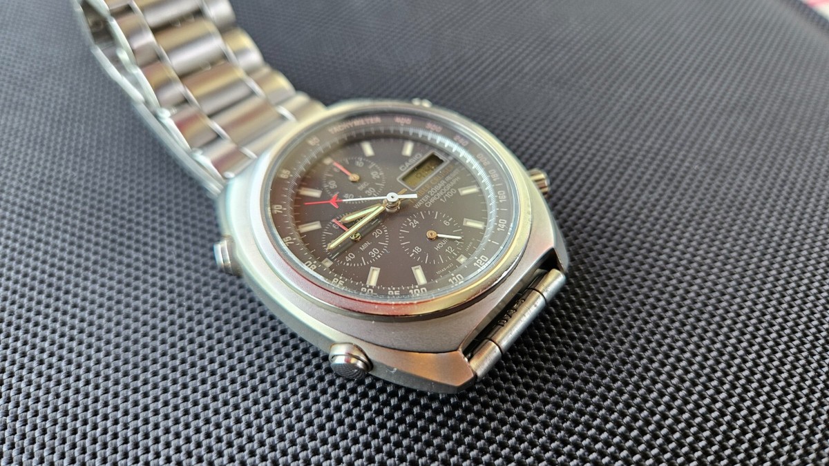 CASIO TIC-100 TIMBER CRUISER デジタルとアナログ時計 RARE Vintage Casio Digital Watch Timber Cruiser 1325 Tic-100