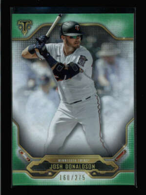 JOSH DONALDSON 2020 TOPPS TRIPLE THREADS #91 EMERALD PARALLEL #160/275 AZ9386