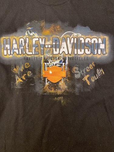 T-shirt HARLEY-DAVIDSON "We Are Street" - Taille XL Noir - Occasion Très Bon état