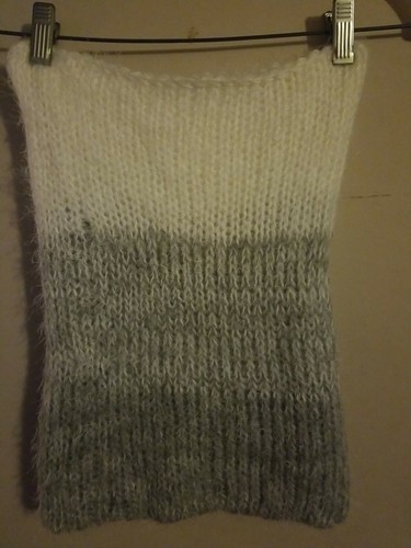 Unbranded: Gray Hombre Double Lined Thick Cowl Style Scarf, Pre-Owned, Free Ship - Picture 2 of 12