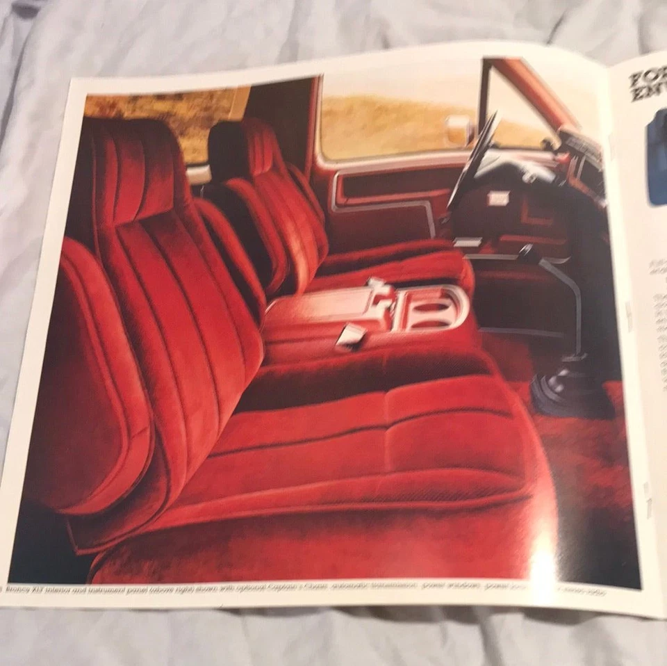 1985 Ford Bronco продажи брошюра - Изображение 4 из 4