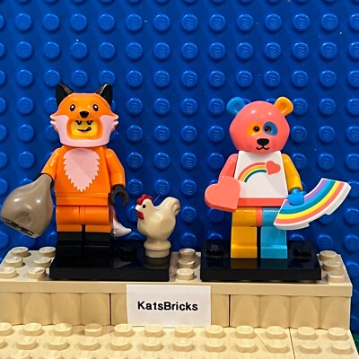 LEGO CMF Series 19 Collectible Minifigure Lot Bear Costume Guy