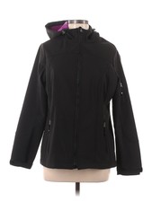 Below Zero By Rothchild Women Black Windbreaker S