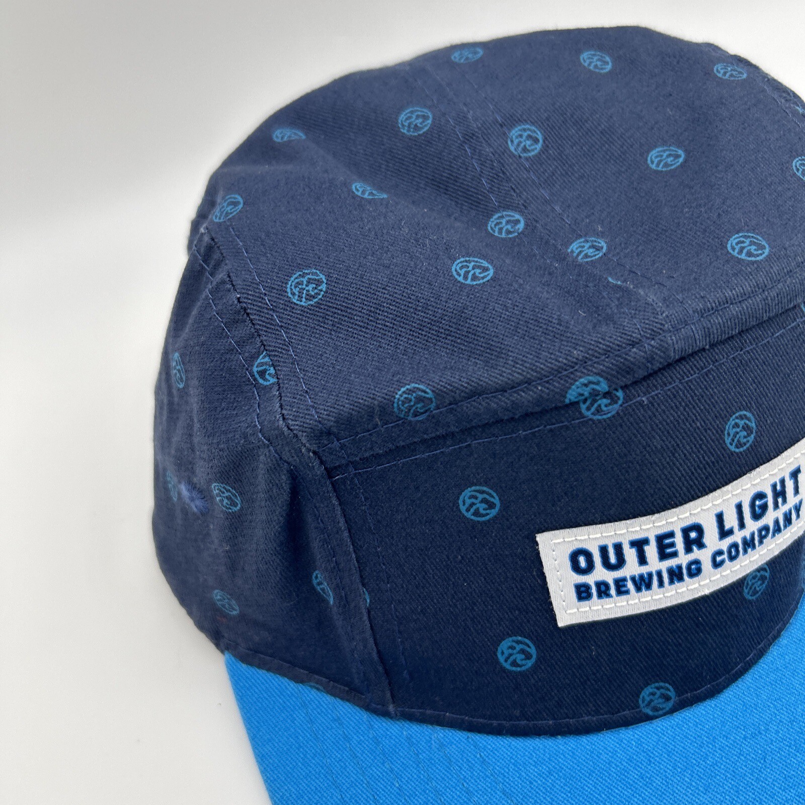 Outer Light Brewing Hat Cap Buckle Strap Back Blu… - image 5