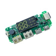5V 2.4A 18650 Lithium Battery Module Dual USB Micro Type-C USB Charger Module