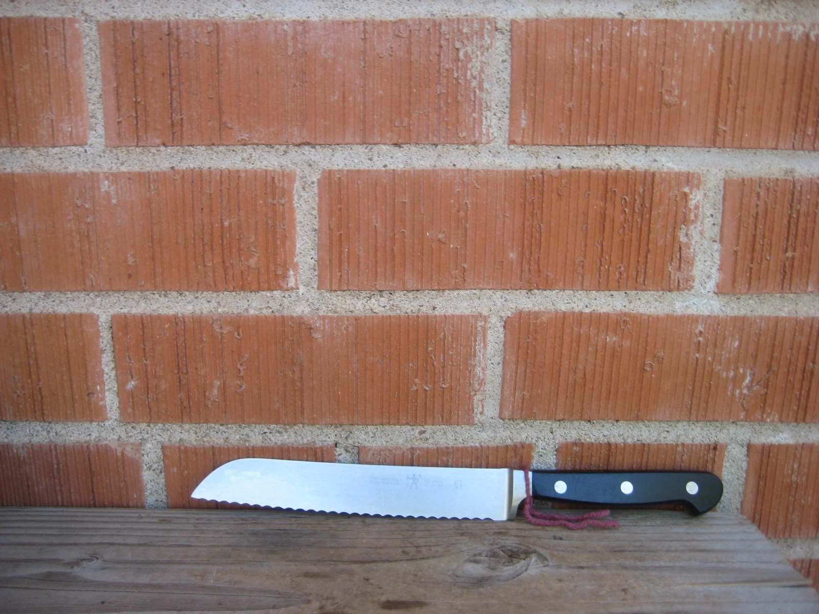 Vintage 7" Blade *** J.A. HENCKELS *** Small Serrated Bread Slicing Knife SPAIN