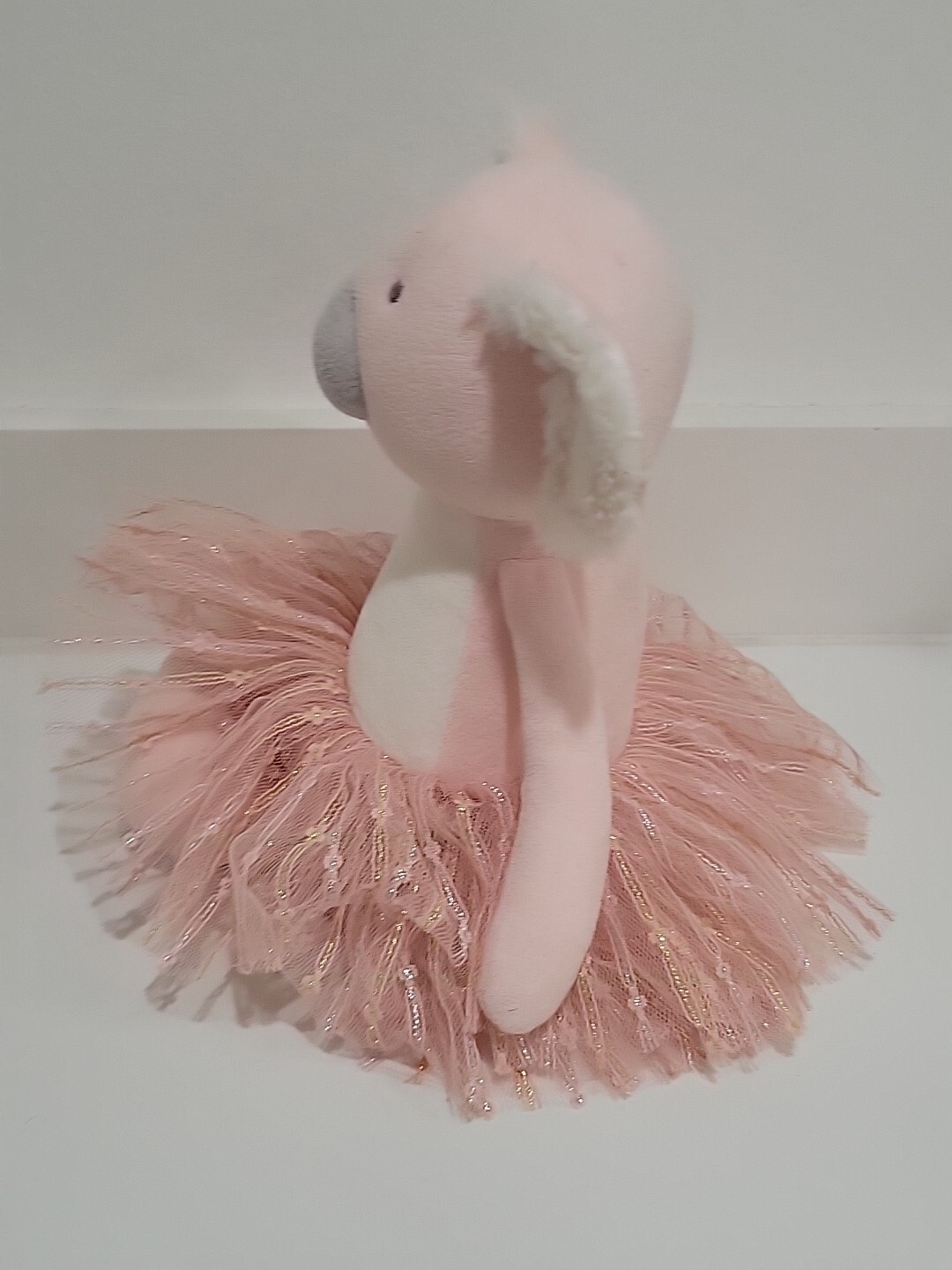 F A O SCHWARZ PINK BALLERINA KOALA BEAR PLUSH