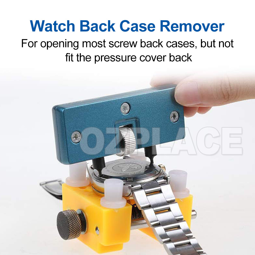 Watch Back Case Cover Opener Opening Screw Wrench Repair Tool Kit