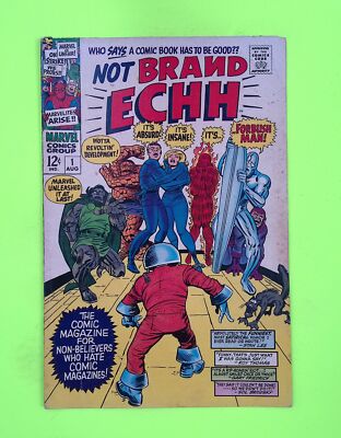 Not Brand Echh #1 1967 Marvel Comics 1st App Low Grade Comic Book J15-39