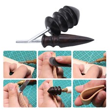 Grinding Head Leather Polished Slicker Sandalwood Edge Burnisher Mill Drill Tool