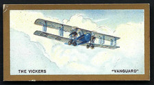 BRITISH AMERICAN (PRINTED) - AEROPLANES (GILT) - #15 THE VICKERS VANGUARD