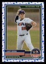 Casey Borba 2023 Panini USA Stars & Stripes Prizm Card #3 USA
