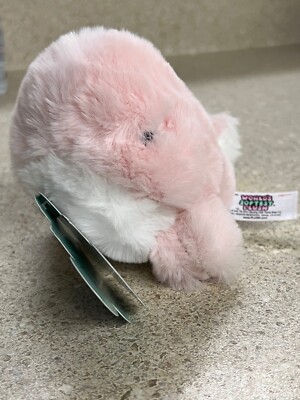 World's Softest Plush Pink Whale 6'' Stuffed Animal SOFT NWT