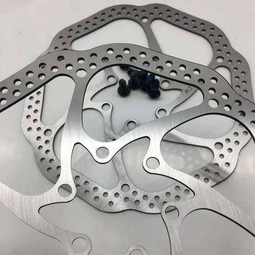 Rotor de freno de disco para bicicleta de carretera MTB 160/180/203mm 6 pernos rotores delanteros traseros - Imagen 3 de 13