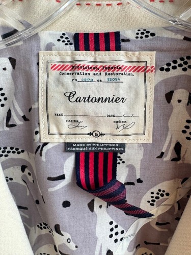 Cartonnier Cropped Long Sleeve Single Button Knit Jacket Women's Size 10 - Picture 3 of 11