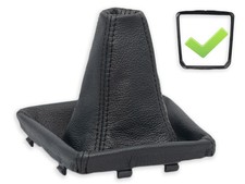 SCHALTMANSCHETTE FUR MERCEDES CLA C117 X117 SCHALTSACK ECHTELEDER + RAHMEN