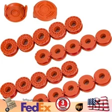 20Pack WORX WA0010 Replacement Spool Line For Grass Trimmer Edger 10ft Cap Cover