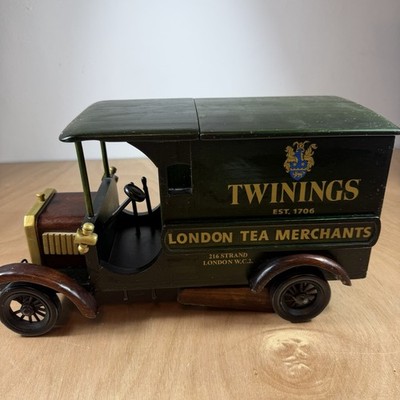 Twinings Decorative Wood Vehicle Box London Tea Merchants Tea Storage