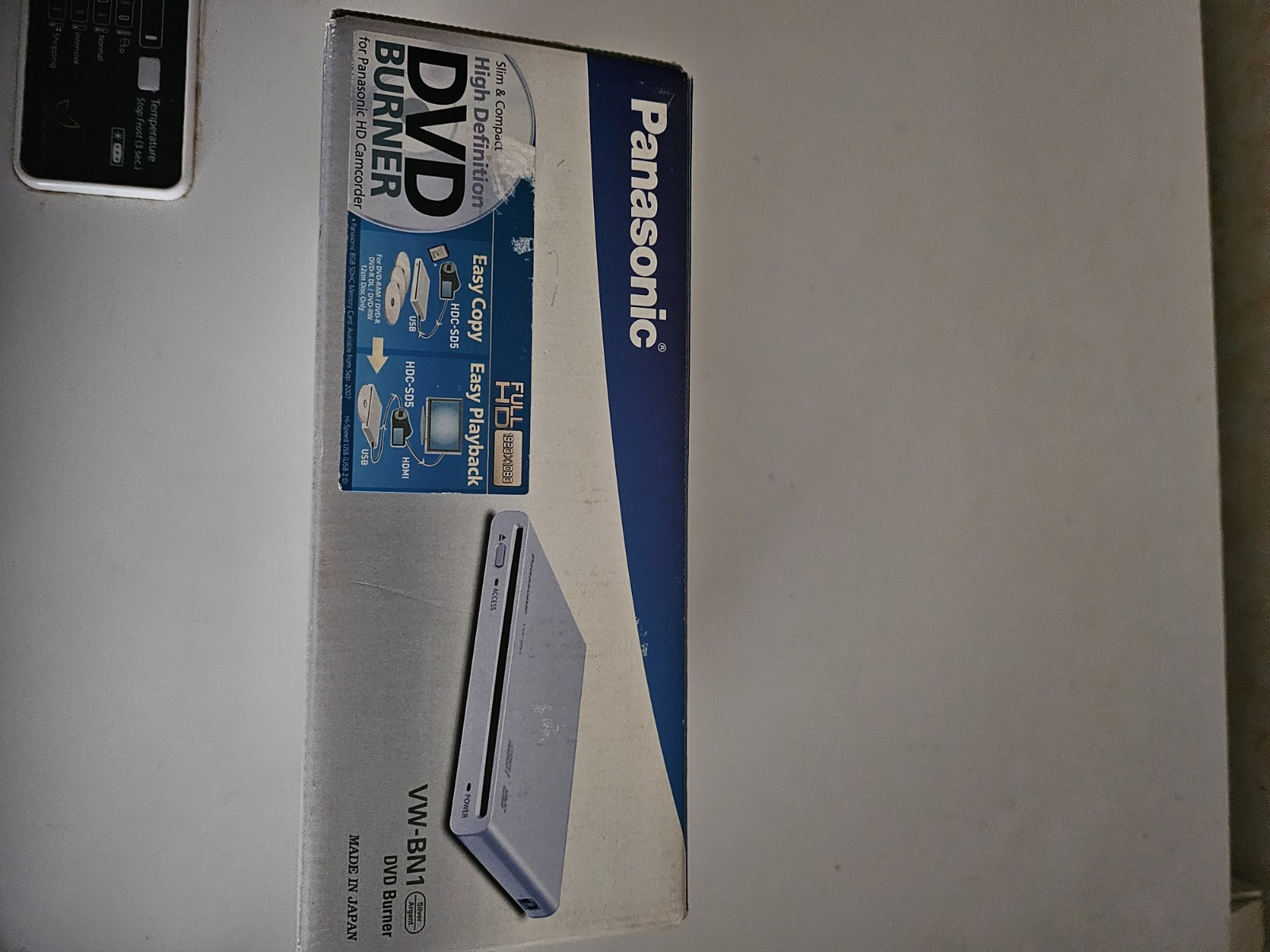 Graveur AVCHD Panasonic VW-BN1 Neuf - Technologie Mange-disque et Écriture Haute Vitesse 8x