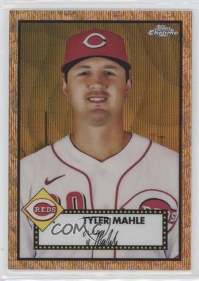 2021 Topps Chrome Platinum Anniversary /50 Tyler Mahle #383 1b3