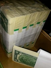 ✯Lot of 10 NEW Uncirculated Two Dollar Bills Crisp $2 Sequential Note 1976-2017✯