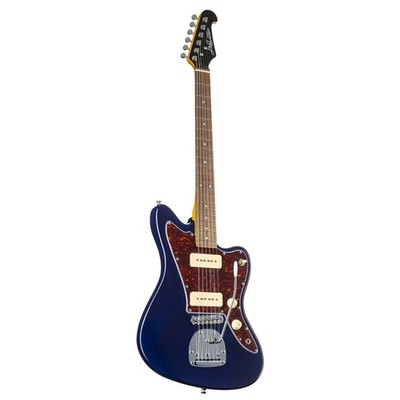 J&D JM-40 SBL E-Gitarre See Thru Blue Hochwertige Transparentes Finish