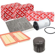 FEBI FILTER INSPEKTIONSPAKET pasend für AUDI A1 GB SEAT IBIZA 5 VW POLO 6 AW