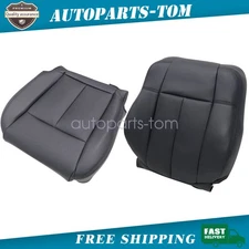 New Passenger Bottom & Top Leather Seat Cover Black For 2006-2010 Infiniti M35