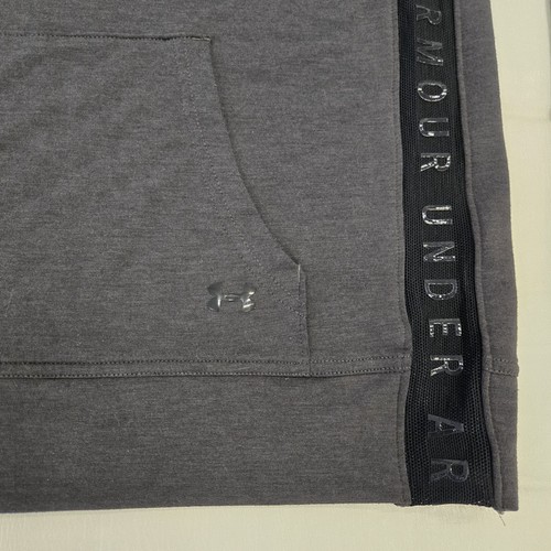 Under Armour Hoodie Women's S Gray Sweatshirt UA Featherweight Fleece Pullover
