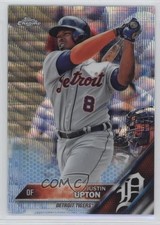 2016 Topps Chrome Blue Wave Refractor 67/75 Justin Upton #140 3q5