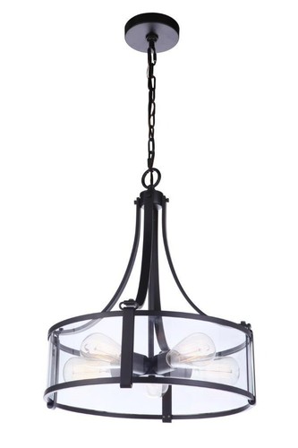 Craftmade 55395 Elliot 5 Light 17"W Pendant - Brass - Picture 3 of 4