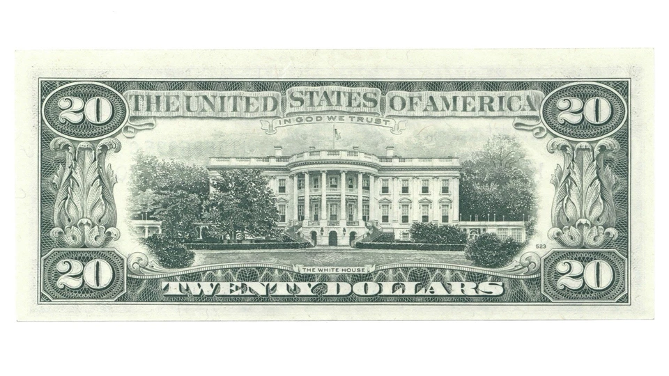 1981 $20 Federal Reserve Note - Kansas City - Bright Paper - Minor Margin Stain - Image 2 of 4