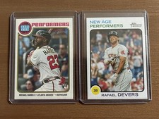 2022/2023 New Age Performers, Michael Harris II #NA-7/ Rafael Devers #NAP-6