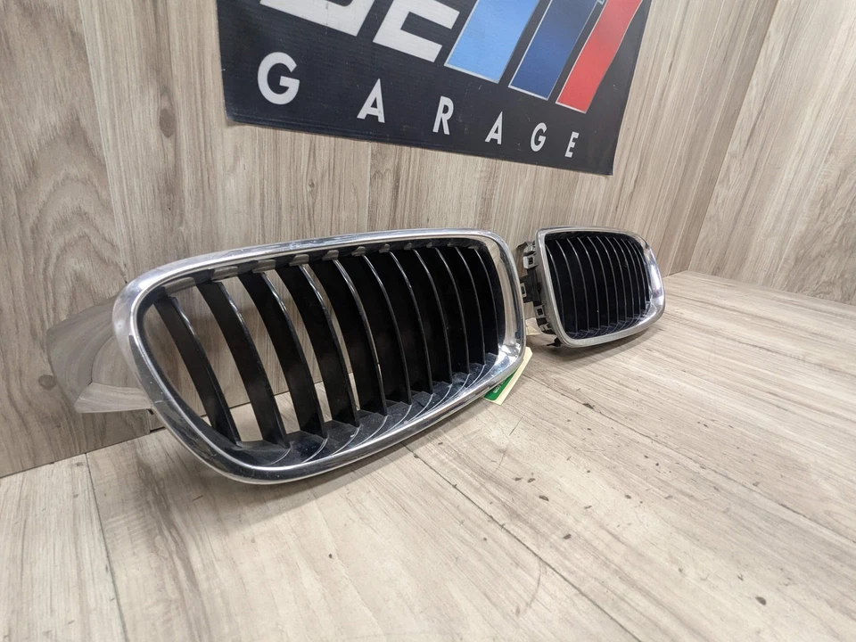OEM BMW F30 F31 328 330 335 340 parachoques superior delantero izquierdo derecho juego de rejillas de riñón Foto 2 de 4